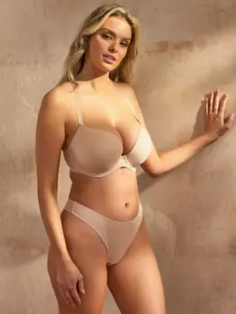 Cleo Faith plunge 10666 Latte