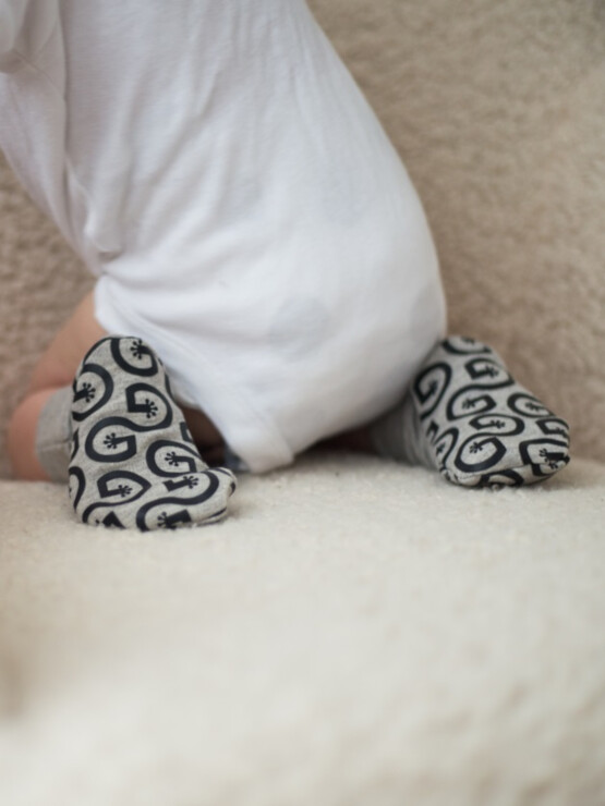Geckoeco dětské ponožky protiskluzové Black