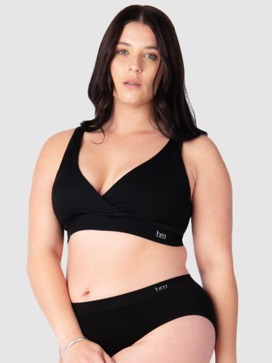 HotMilk My Comfort bralette kojicí Black